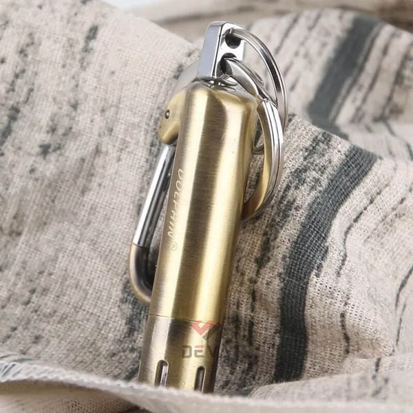 Móc khóa Carabin chính hãng Dolphin kèm bật lửa HY-670