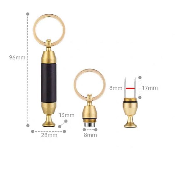 Móc chìa khóa Honest dụng cụ xiên và đục Cigar BCD 089