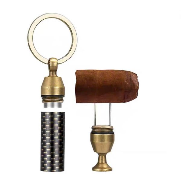 Móc chìa khóa Honest dụng cụ xiên và đục Cigar BCD 089