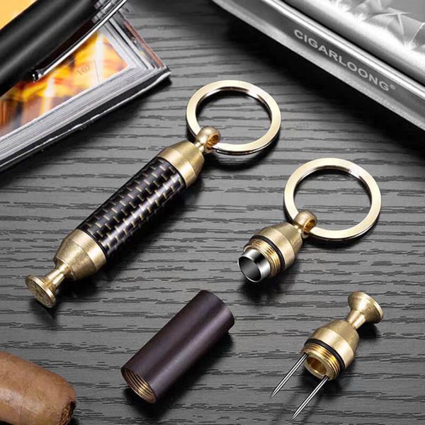 Móc chìa khóa Honest dụng cụ xiên và đục Cigar BCD 089