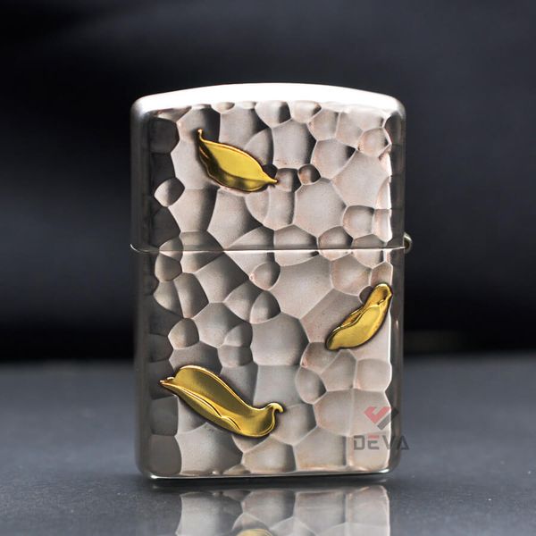 Set Zippo Armor Phật và Chén Hoa Sen ZN201