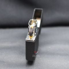 Zippo Tái bản 1941 Sơn Đen Sần Ốp Logo US Army Z211