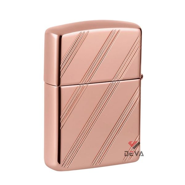 Zippo Armor Script Logo Collectible Rose Gold Z26