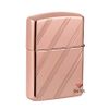 Zippo Armor Script Logo Collectible Rose Gold Z26