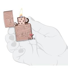 Zippo Armor Script Logo Collectible Rose Gold Z26