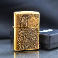 Zippo đồng emblem đại bàng Z98