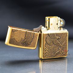 Zippo đồng emblem đại bàng Z98