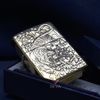Zippo Armor Khắc Chủ Đề Hổ Và Hoa Mẫu Đơn Tiger Peony ZD76