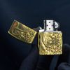 Zippo Armor Khắc Chủ Đề Hổ Và Hoa Mẫu Đơn Tiger Peony ZD76