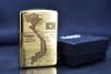 Set Zippo Khắc CNC Chủ Đề Bản Đồ Việt Nam ZK164-ZK164A
