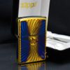 Zippo Đồng Cháy Khắc Nổi Vòng Xoáy Logo Zippo ZN305