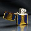 Zippo Đồng Cháy Khắc Nổi Vòng Xoáy Logo Zippo ZN305
