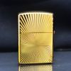 Zippo Armor Mạ Vàng Ốp Emblem Tượng Phật Phát Quang ZN35