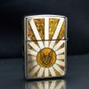Zippo Armor Khắc Hình Tượng Mèo 3 Mắt Sphynx Ai Cập ZN216