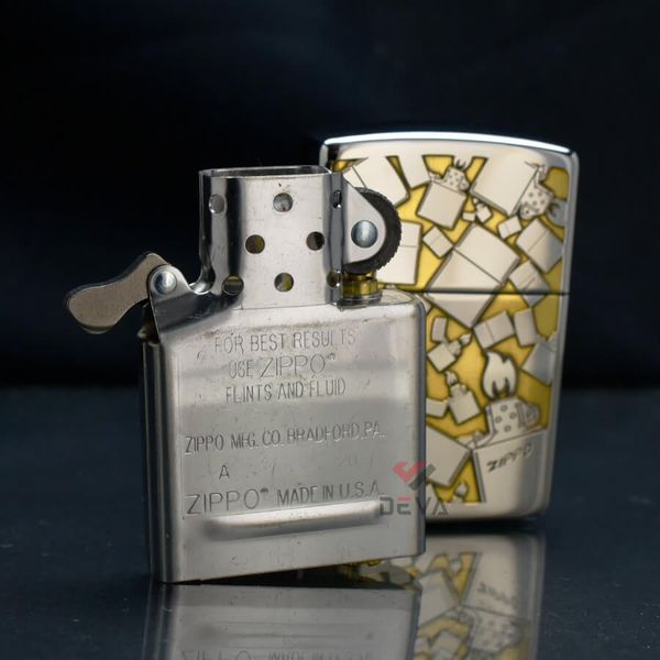 Zippo Armor Khắc Hình Những Chiếc Zippo ZN256