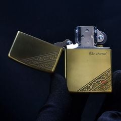 Zippo Khắc Hoa Văn Góc Bản Giới Hạn The Eternal ZN365