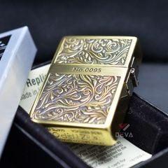 Zippo Tái Bản 1935 Hoa Văn Cổ Điển Số Giới Hạn ZN134