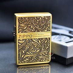 Zippo Tái Bản 1935 Hoa Văn Cổ Điển Số Giới Hạn ZN134