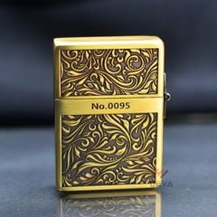 Zippo Tái Bản 1935 Hoa Văn Cổ Điển Số Giới Hạn ZN134