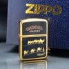 Zippo Tái Bản 1941 Mạ Vàng Sơn Chủ Đề Thương Hiệu Camel ZN176