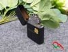 Zippo sơn đen cỏ bốn lá ZK65