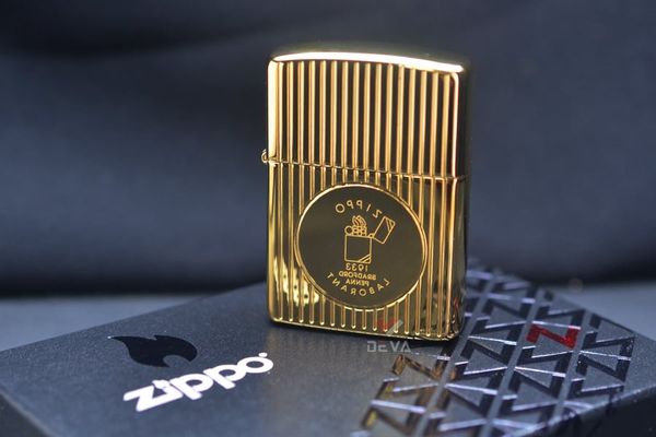 Zippo Armor Kỷ Niệm Ngày Sinh Nhà Sáng Lập Zippo Gold Plate Founder's Day Z16 Collectible