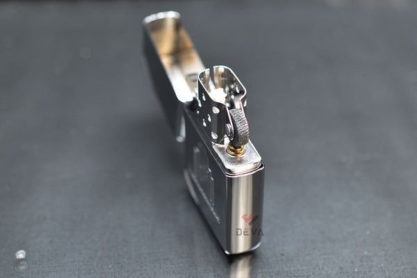 Zippo Tái Bản 1937 Vintage Chặt Góc Khắc A Weeks Trial Z400
