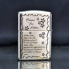 Zippo Bạc Khối Armor Khắc Chìm Chủ Đề Cha Con Father's Day BK05