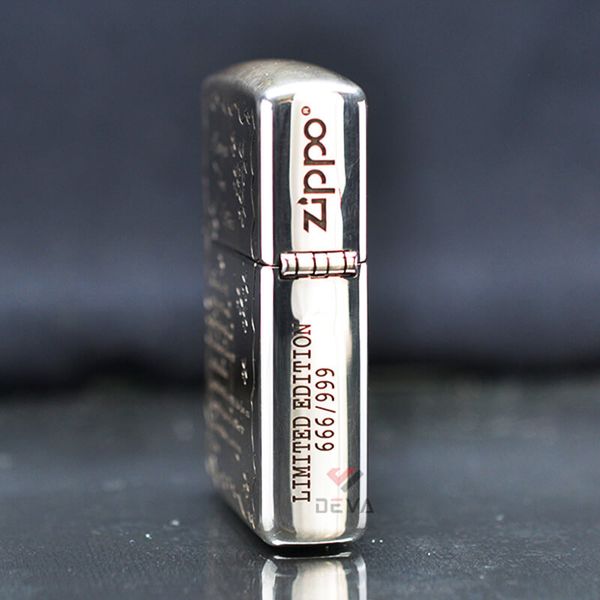 Zippo Bạc Khối Armor Khắc Chìm Chủ Đề Cha Con Father's Day BK05