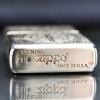Zippo Bạc Khối Khắc Chủ Đề Cây Thánh Giá Trừ Tà Constantine BK68