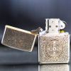 Zippo Bạc Khối Khắc Chủ Đề Cây Thánh Giá Trừ Tà Constantine BK68