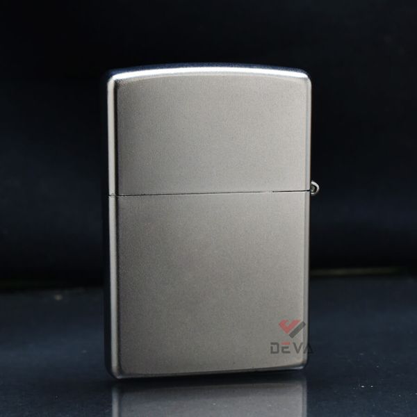 Zippo Satin Khắc New Wind-proof Zippo Kèm Ngôi Sao Vàng ZK21