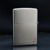 Zippo Satin Khắc New Wind-proof Zippo Kèm Ngôi Sao Vàng ZK21