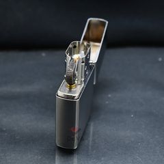 Zippo Satin Khắc New Wind-proof Zippo Kèm Ngôi Sao Vàng ZK21