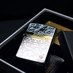 Bật lửa Zorro hoa văn Venetian viền ngang mạ vàng giới hạn Z92067