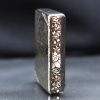 Zippo Bạc Khối Tái Bản 1937 Vintage Chặt Góc Khắc Hoa Mẫu Đơn BK80