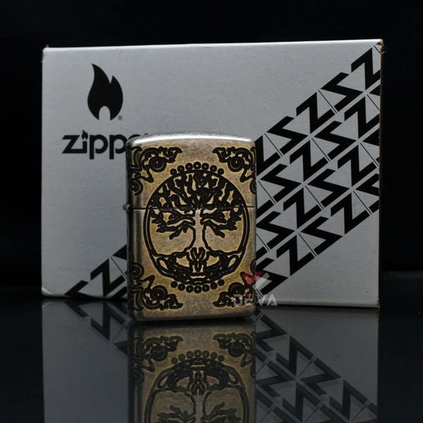 Zippo Phiên Bản Đặc Biệt Chủ Đề Cây Đời Tree Of Life Design Z223
