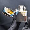 Zippo Mạ Chrome Bạc Bóng In Hình Chim Ưng Eagle Z99