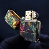 Zippo Tranh Sơn Dầu Chủ Đề Con Hổ Colorful Tiger Design Z164