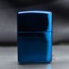 Zippo Sơn Xanh Sapphire Khắc Đại Bàng American Eagle ZK110