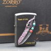 Zorro gắn emblem lông chim thổ dân ốp đá Z9667