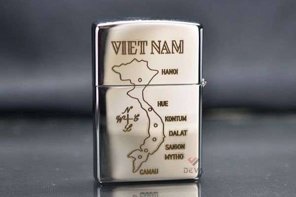 Zippo Tái Bản Mẫu Lính Mỹ Khắc Tay Love And Peace ZK57