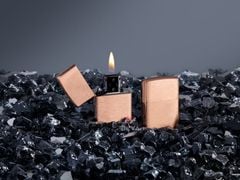 Zippo Copper 2022 đồng đỏ Z201
