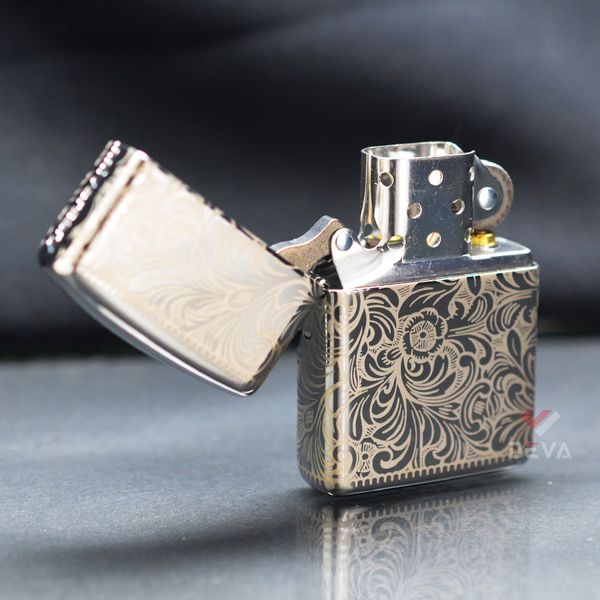 Zippo Armor Kỷ Niệm 45 Năm Hoa Văn Venetian 45th Anniversary Z335