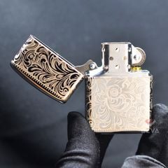 Zippo Armor Kỷ Niệm 45 Năm Hoa Văn Venetian 45th Anniversary Z335