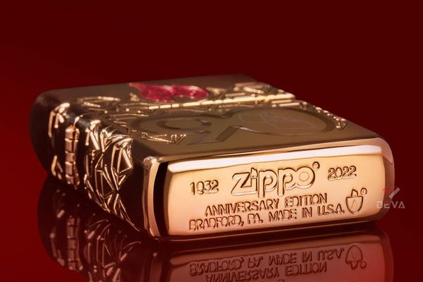 Zippo Mạ Vàng Kỷ Niệm 90th Limited Edition 2022 Collectible Z09