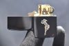 Zippo Tái Bản 1941 Đen Bóng Ốp Emblem Cô Gái Windproof ZN350