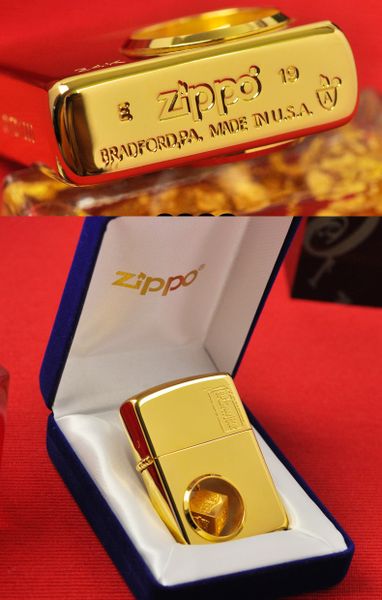 Zippo Xuất Nhật Mạ Vàng Cực Đẹp ZN277