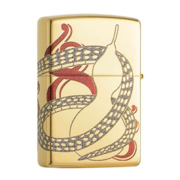 Zippo Year of the Snake 2025 Gold Plating Asia Limited Edition Z190