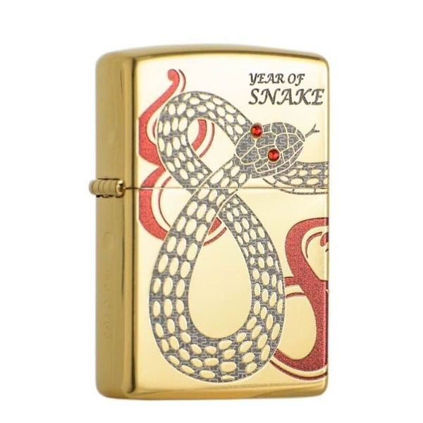 Zippo Year of the Snake 2025 Gold Plating Asia Limited Edition Z190